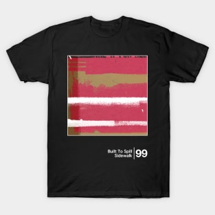 Built To Spill - Sidewalk / Original Minimal Graphic Artwork Design T-Shirt